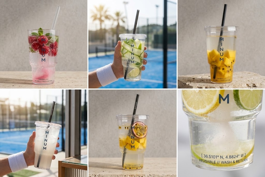 MINUM hydration kiosk in Marbella